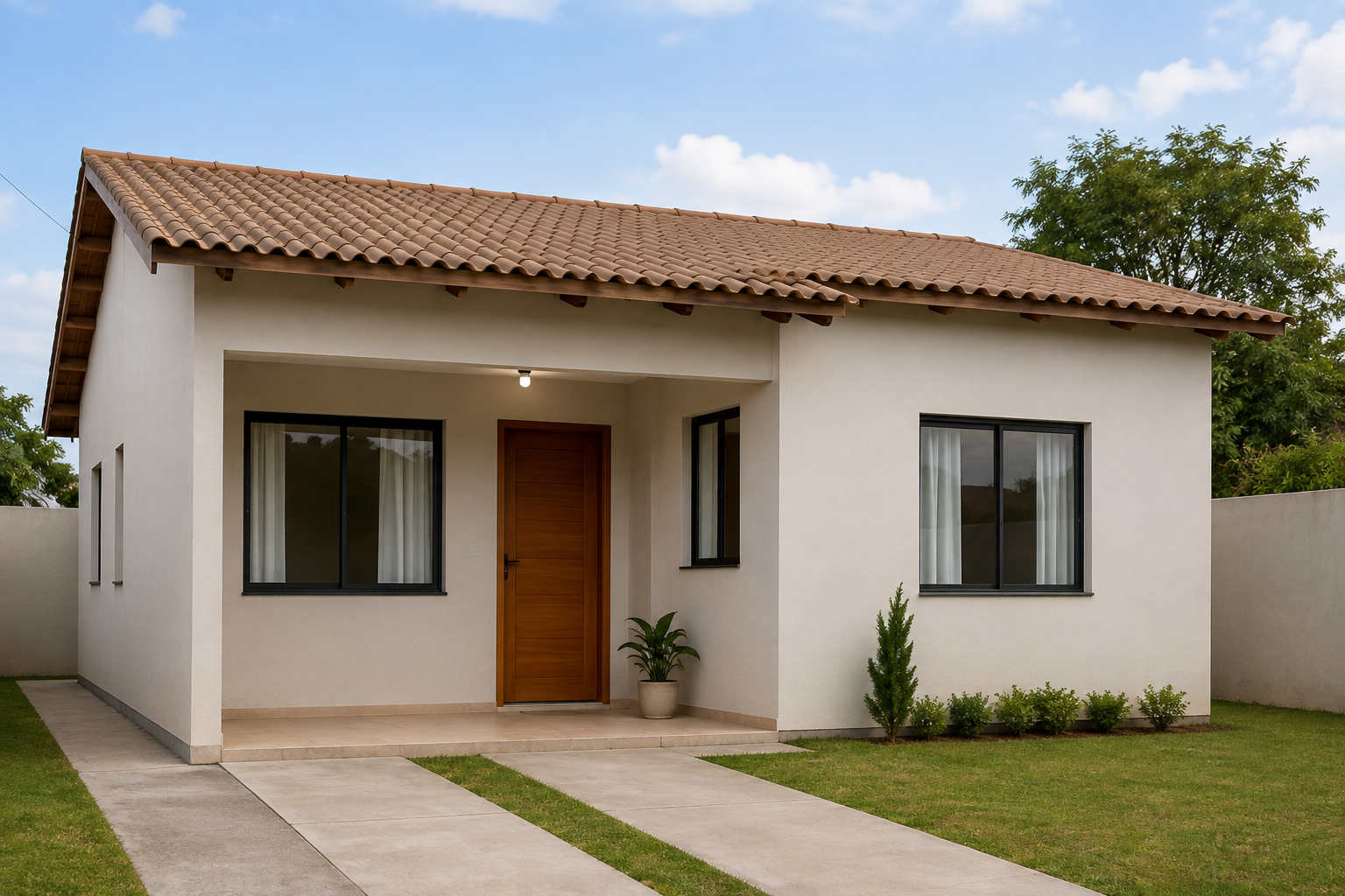 Casa construída pela MC Construções